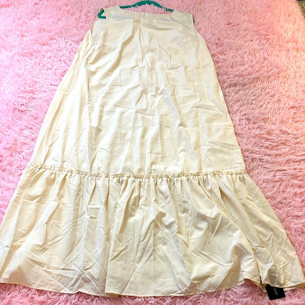 Elegant Cream Maxi Dress